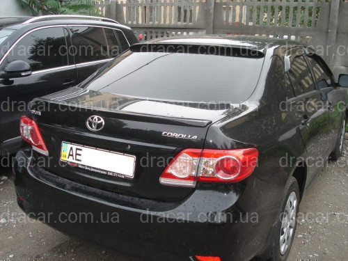 Спойлер ліп багажника Toyota Corolla 2007-2012 ABS пластик під фарбування артикул 6693