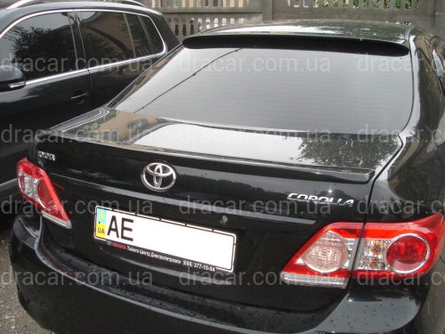 Спойлер ліп багажника Toyota Corolla 2007-2012 ABS пластик під фарбування артикул 6693