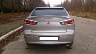 Ліп спойлер Duck Tail Mitsubishi Lancer X 2007-2015 ABS пластик під фарбування