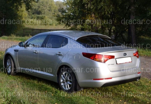 Козирок на скло Kia Optima 2010-2015 ABS пластик під фарбування артикул 5523