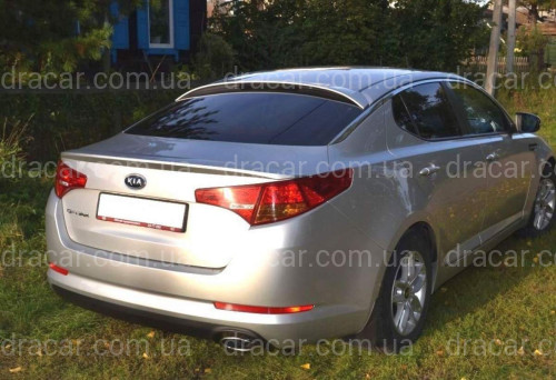 Козирок на скло Kia Optima 2010-2015 ABS пластик під фарбування артикул 5523