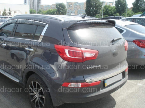 Спойлер козирок Kia Sportage 2010-2015 ABS пластик під фарбування артикул 6700