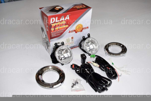 Протитуманні фари Toyota Land Cruiser Prado 150 2013- з хром кільцями артикул 5678