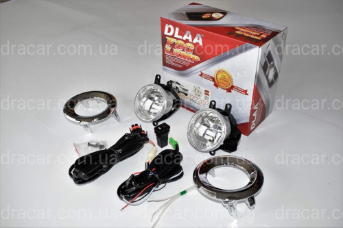 Протитуманні фари Toyota Land Cruiser Prado 150 2013- з хром кільцями артикул 5678