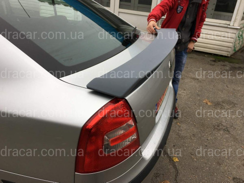 Спойлер на багажник RS Skoda Octavia A5 2004-2013 ABS пластик під фарбування артикул 6716