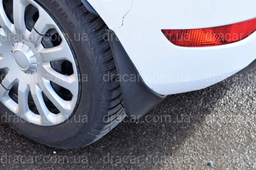 Бризковики Ford Fiesta 2009- хетчбек, комплект 4 шт. артикул 5922