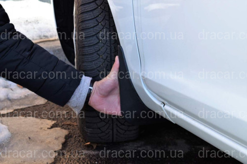 Бризковики Ford Fiesta 2009- хетчбек, комплект 4 шт. артикул 5922
