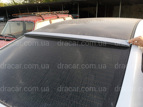Козирок на скло Hyundai Elantra MD 2010-2015 ABS пластик під фарбування артикул 6712