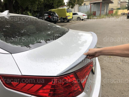 Спойлер ліп вузький на багажник Kia Optima 2010-2013 ABS пластик під фарбування артикул 6792