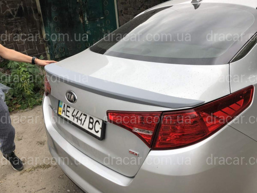 Спойлер ліп на багажник Kia Optima 2010-2013 ABS пластик під фарбування артикул 5528
