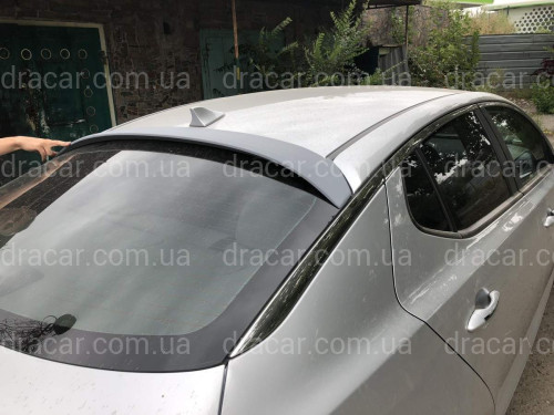 Козирок на скло Kia Optima 2010-2015 ABS пластик під фарбування артикул 5523