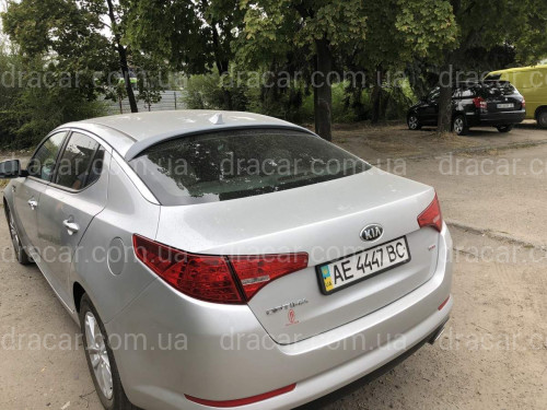 Козирок на скло Kia Optima 2010-2015 ABS пластик під фарбування артикул 5523