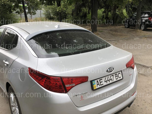 Козирок на скло Kia Optima 2010-2015 ABS пластик під фарбування артикул 5523