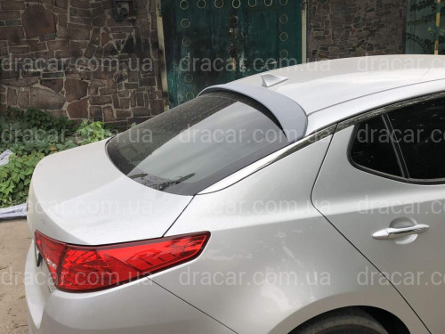Козирок на скло Kia Optima 2010-2015 ABS пластик під фарбування артикул 5523