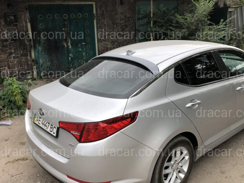 Козирок на скло Kia Optima 2010-2015 ABS пластик під фарбування артикул 5523