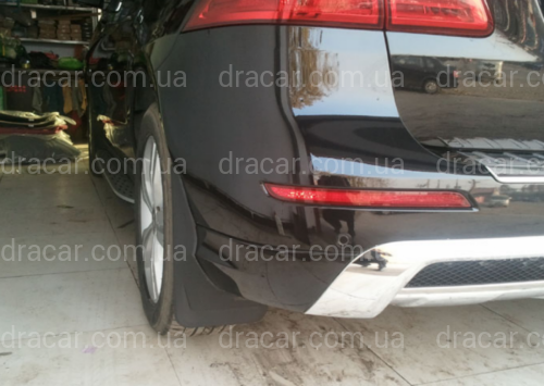 Бризковики Mercedes-Benz ML class W166 2012-2015 для авто AMG ПАКЕТ З ПІДНІЖКАМИ, комплект 4 шт. артикул 6340