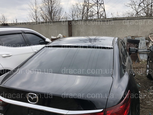 Козирок на скло Mazda 6 2013 - ABS пластик під фарбування артикул 5990