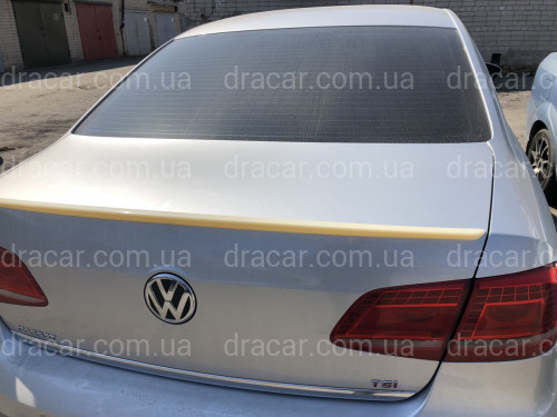 Спойлер ліп на багажник Volkswagen Passat B7 2011-2015 ABS пластик під фарбування артикул 6912