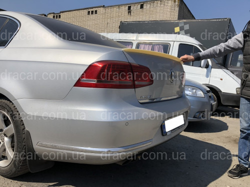 Спойлер ліп на багажник Volkswagen Passat B7 2011-2015 ABS пластик під фарбування артикул 6912