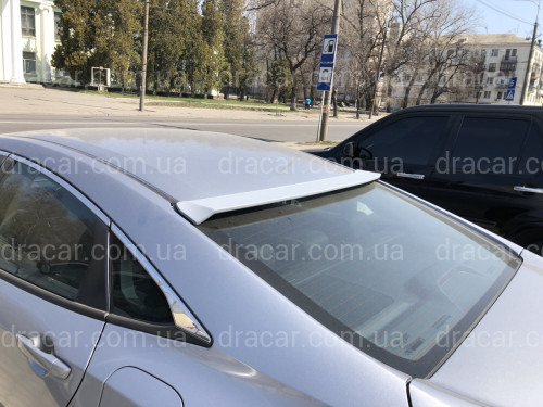 Козирок на скло Honda Civic 2016-ABS пластик під фарбування артикул 6921