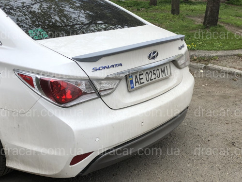Спойлер ліп багажника Hyundai Sonata 2010-2014 АБС пластик під фарбування артикул 6945