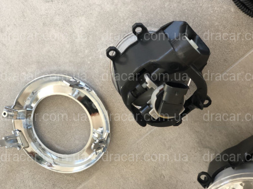 Протитуманні фари Toyota Land Cruiser Prado 150 2013- з хромованою окантовкою артикул 5938
