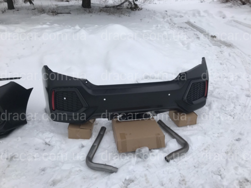Вихлопна труба SI Honda Civic 4D 2016 для 1.5 артикул 6970