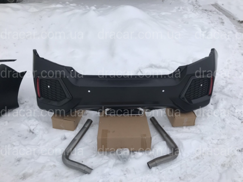 Вихлопна труба SI Honda Civic 4D 2016 для 1.5 артикул 6970