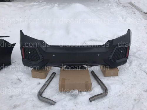 Вихлопна труба SI Honda Civic 4D 2016 для 1.5 артикул 6970