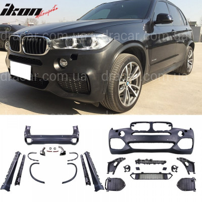 Комплект обвісу M-Tech для BMW X5 F15 (передній/задній бампер, пороги, арки, труби) артикул 7028