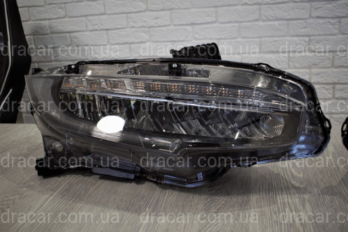LED фари Honda Civic 10 2016- артикул 6953