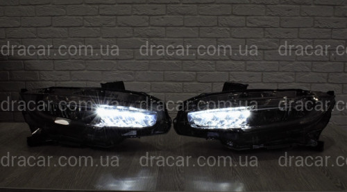 LED фари Honda Civic 10 2016- артикул 6953