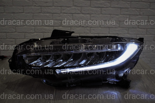LED фари Honda Civic 10 2016- артикул 6953