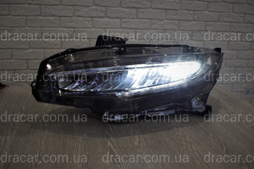LED фари Honda Civic 10 2016- артикул 6953