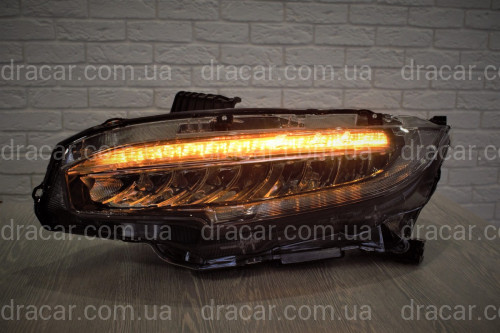 LED фари Honda Civic 10 2016- артикул 6953