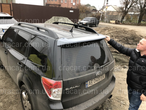 Спойлер козирок Subaru Forester 2008-2012 ABS під фарбування артикул 555