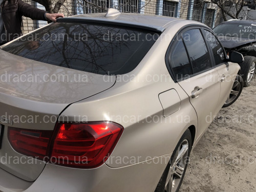 Козирок на скло BMW F30 2012-2018 ABS пластик під фарбування артикул 6719