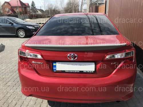 Спойлер ліп багажника Toyota Camry 50 USA 2012-2014 ABS пластик під фарбування артикул 6914