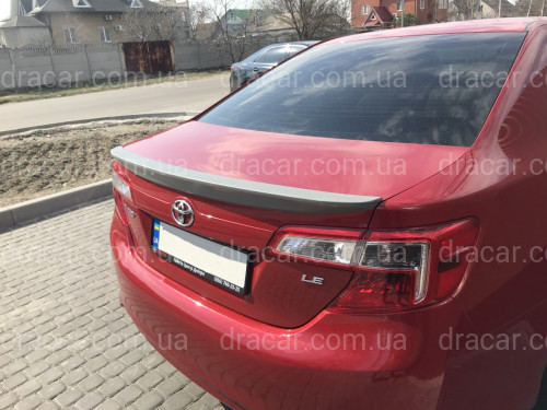 Спойлер ліп багажника Toyota Camry 50 USA 2012-2014 ABS пластик під фарбування артикул 6914
