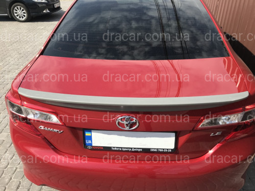 Спойлер ліп багажника Toyota Camry 50 USA 2012-2014 ABS пластик під фарбування артикул 6914