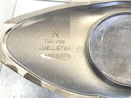 Хром накладки на стопи Peugeot 307 2001-2005 артикул 1626