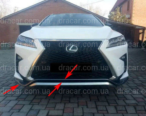 Спідниця губа переднього бампера F-Sport Lexus RX 2015-2019 5211248010 артикул 7135
