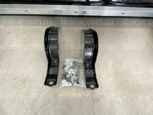 Бічні пороги Lexus GX 460 / Toyota Land Cruiser Prado 150 2009-2021 у чорному кольорі артикул 2786