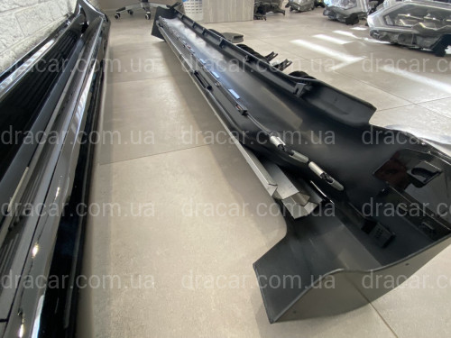 Бічні пороги Lexus GX 460 / Toyota Land Cruiser Prado 150 2009-2021 у чорному кольорі артикул 2786