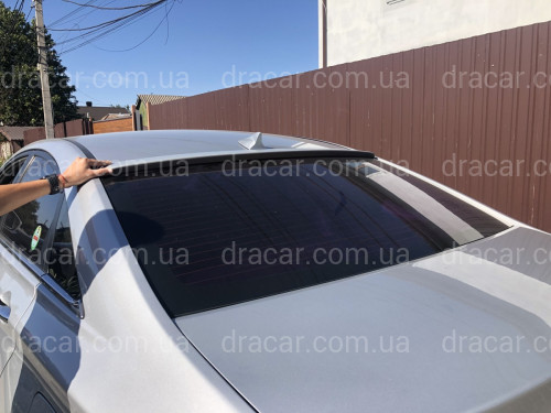 Козирок на скло Hyundai Sonata YF 2010-2015 ABS пластик під фарбування артикул 7130