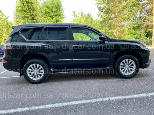 Молдінги на двері Toyota Land Cruiser Prado 150 / Lexus GX 460 колір чорний артикул 5378