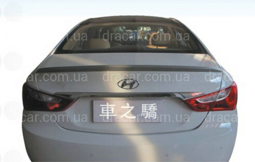 Спойлер ліп Hyundai Sonata YF 2010-2015 ABS пластик під фарбування артикул 7293