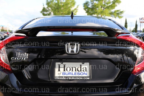Спойлер багажника Honda Civic 2016-ABS пластик під фарбування артикул 5921