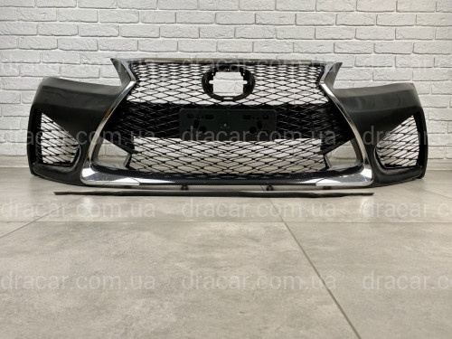 Бампер передній Lexus GS 2012-2015 у стилі GS F sport рестайлінг 2016+ (комплектний) артикул 7263