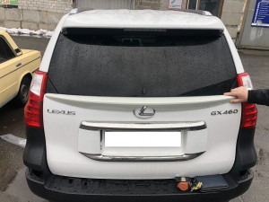 Спойлер під скло Lexus GX 460 10- / Toyota Land Cruiser Prado 150 2009- під фарбування